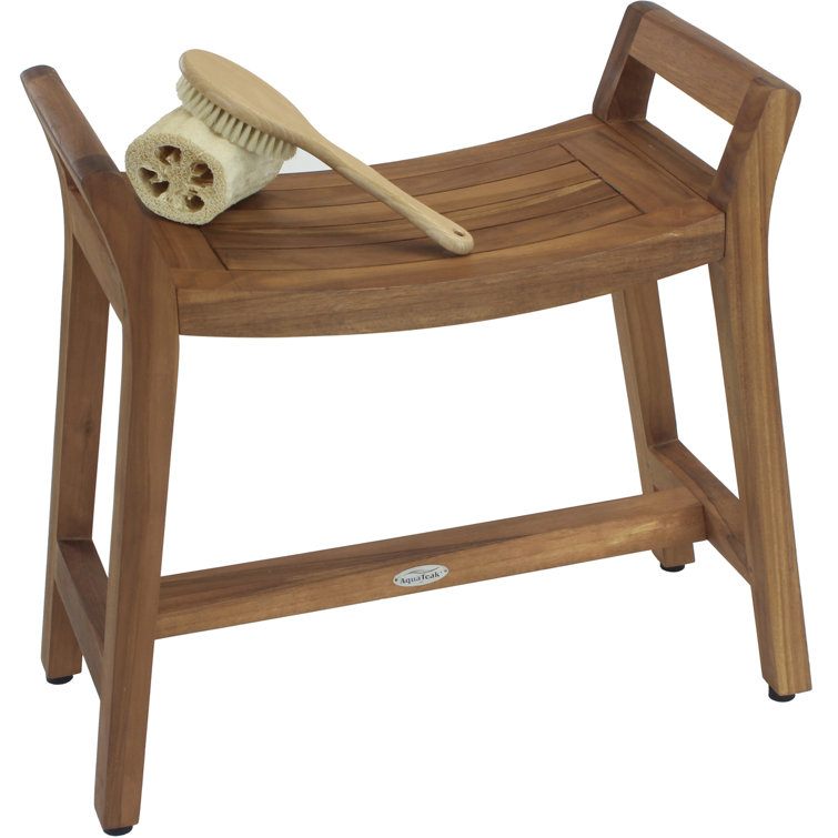 Aqua Teak Asia Ascend 26'' W Teak Shower Bench & Reviews Wayfair